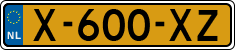 License plate of the Netherlands, Cars