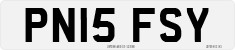 License plate of the United Kingdom, 2001 year system