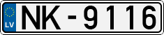 License plate of Latvia, Regular car plates