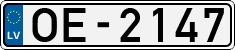 License plate of Latvia, Regular car plates