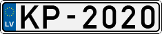 License plate of Latvia, Regular car plates