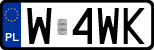 License plates of Poland, Regular car plates