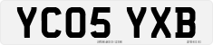License plate of the United Kingdom, 2001 year system