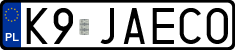 License plates of Poland, Vanity Plates