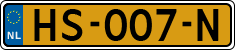 License plate of the Netherlands, Cars