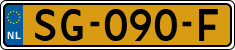 License plate of the Netherlands, Cars