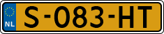 License plate of the Netherlands, Cars
