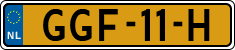 License plate of the Netherlands, Cars