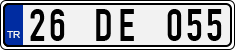 License plate of Turkey, Regular plates