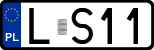 License plates of Poland, Regular car plates