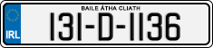 License plate of Ireland, Regular plates