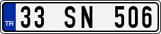 License plate of Turkey, Regular plates