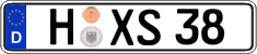 German license plate, Regular plates