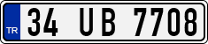 License plate of Turkey, Regular plates