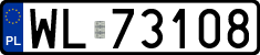 License plates of Poland, Regular car plates