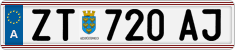 License plate of Austria, Regular plates