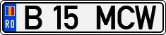 License plate of Romania, Regular plates