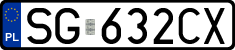 License plates of Poland, Regular car plates