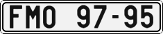 License plate of the Czech Republic, Cars (1960)