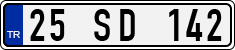 License plate of Turkey, Regular plates