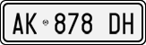License plate of Italy, Cars (1994 year series)