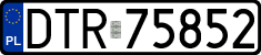 License plates of Poland, Regular car plates