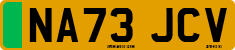 License plate of the United Kingdom, 2001 year system
