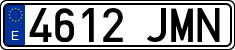 License plates of Spain, Ordinary (2000)
