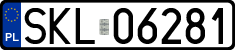 License plates of Poland, Regular car plates