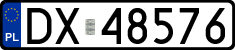 License plates of Poland, Regular car plates