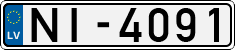 License plate of Latvia, Regular car plates