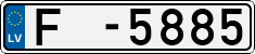 License plate of Latvia, Trailers