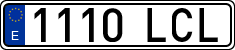 License plates of Spain, Ordinary (2000)
