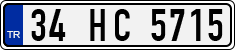 License plate of Turkey, Regular plates