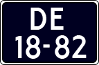 License plate of the Netherlands, Imported oldtimers (cars)