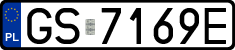License plates of Poland, Regular car plates
