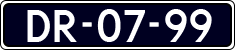 License plate of the Netherlands, Imported oldtimers (cars)