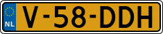 License plate of the Netherlands, Light Commercial Vehicles (1994 system)