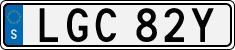 License plate of Sweden, Regular plates