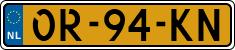 License plate of the Netherlands, Semi-trailers