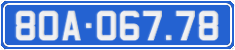 License plate of Vietnam, Government and public administrations