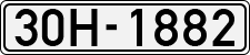License plate of Vietnam, Cars