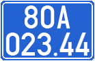 License plate of Vietnam, Government and public administrations