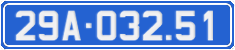 License plate of Vietnam, Government and public administrations