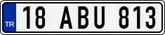 License plate of Turkey, Regular plates