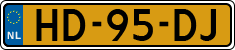 License plate of the Netherlands, Cars