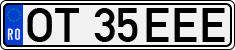 License plate of Romania, Regular plates