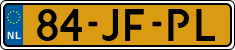 License plate of the Netherlands, Cars