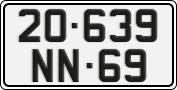 License plate of Vietnam, Diplomatic