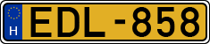 license plates of Hungary, Commercial vehicles (1990)